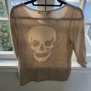 360Cashmere Skull Sweater